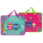 Папка-портфель А4 Kidis пластик на молнии FC 7153 The Owl World