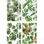 Блокнот А5 96л. Mazari на резинке, 4 дизайна ST-3528