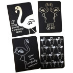 Блокнот для набросков скетчбук А6 10,4*14см Camis 30л. черные листы BQ-1337