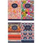 Блокнот 10,5*16,5см 64 листа Мандарин клетка (дизайн ассорти) БК160*