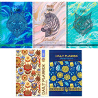 Ежедневник А5 (13,7*19,7см) Мандарин недатированный 160л. Вельвет 7БЦ, укр. блок БК34*