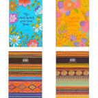 Ежедневник А5 (13,8*19,7см) Мандарин недатированный 160л. Микротиснение БК36*