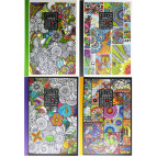 Блокнот 19*28,5см 64 листов Мандарин линия (дизайн ассорти) БК159*