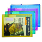 Папка А4 Scholz на молнии, цвет ассорти 5214