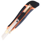 Нож канцелярский лезвие 18мм Norma 4512 металлическая направляющая + 2 лезвия