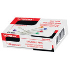 Булавки Norma 100шт 28мм цветные 4848