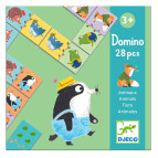 Игра Djeco Домино детское Веселые животные DJ08115