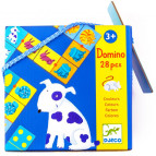 Игра Djeco Домино детское Цвета животных DJ08111
