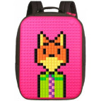 Рюкзак (ранец) школьный Upixel Classic-Фуксия Пиксели WY-A001C 31*41*13см