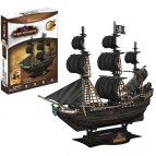 Конструктор 3D CubicFun Корабль Месть Королевы Анны T4005h