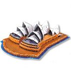 Конструктор 3D CubicFun Сиднейский Оперный Театр C067h