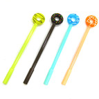 Ручка гелевая с насадкой Пончик Донат ассорти, синяя №1668