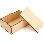 Шкатулка дерево подарочная с крышкой фанера 15*10*6 см Rosa Talent 2725026