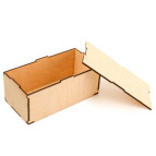 Шкатулка дерево подарочная с крышкой фанера 20*10*8 см Rosa Talent 2725025