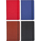 Блокнот А7 80л. Лидер с резинкой 5601-11 Крокодил