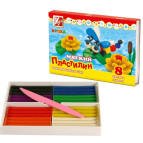 Пластилин 8цв. ЛУЧ Кроха мягкий 25С 1551-08