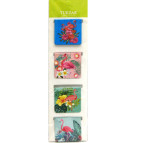 Закладки для книг магнитные Tukzar 4шт Фламинго Tz-23983