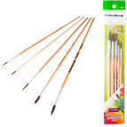 Набор кистей 5шт Schreiber Белка №1,2,3,4,5 S-7022