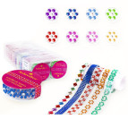 Декоративный скотч Schreiber PVC 1,5см*1,1м цветочки, цвета в ассортименте S-5515