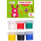 Гуашь набор 6 цв. ГАММА_НОВ Craft and Joy 10 мл 221031/Cr