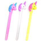 Ручка гелевая Единорог ассорти, синяя №1140