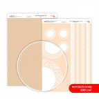 Бумага для дизайна Роса Talent А4 200г/м матовая двухсторонняя Кружево-7 5318015