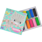 Пластилин 12 цв. 1 Вересня 240гр 540450 Little meow