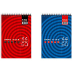 Блокнот А4 60л Офорт Ring спираль сверху ВА4460-008