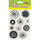 Штампы силиконовые Kidis 11*15см цветы 8272