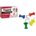 Кнопки-гвозди цветные Axent 30шт.4203