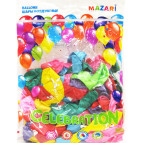 Шарик воздушный Mazari стандарт 25см Mix перламутр, Улыбка, 1 шт ST-8873