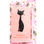 Блокнот 9,7*18см 80л. Beauty Котик с ручкой 225-3