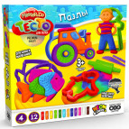 Масса для лепки DankoToys MasterDo 12 цв. по 20 гр. + аксессуары Пазлы TMD-11-01