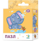Пазлы dodo 16 элементов Слоненок 22*22см 300162