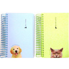 Блокнот на спирали 10,5*17,5см 218л. Aihao Animals 605751