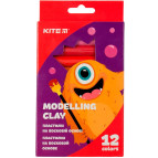 Пластилин восковый Kite набор 12 цв. по 16 гр. Jolliers K19-086