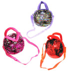 Сумка через плечо Sat детская с паетками 23*22*4см 7282