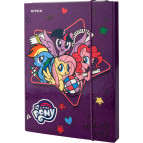 Папка для тетрадей B5 KITE мод 210 плотный картон на резинке My Little Pony LP19-210