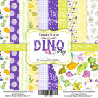Набор бумаги для скрапбукинга Фабрика Декора 30,5*30,5см Dino baby 10л + бонус 200г/м2 FDSP-01038
