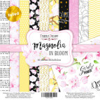 Набор бумаги для скрапбукинга Фабрика Декора 30,5*30,5см Magnolia in bloom 6+4(с зол. фольгированием)л + бонус 200г/м2 FDSP-01053
