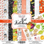 Набор бумаги для скрапбукинга Фабрика Декора 30,5*30,5см Soul Kitchen 10л + бонус 200г/м2 FDSP-01056