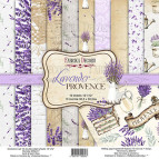 Набор бумаги для скрапбукинга Фабрика Декора 30,5*30,5см Lavender Provence 10л + бонус 200г/м2 FDSP-01064