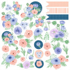 Набор карточек - картинок для декорирования Фабрика Декора Flower mood 02031