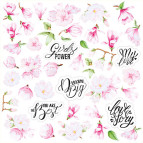 Набор карточек - картинок для декорирования Фабрика Декора Magnolia in bloom 02053