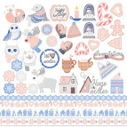 Набор карточек - картинок для декорирования Фабрика Декора Huge Winter 02057