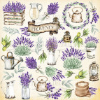 Набор карточек - картинок для декорирования Фабрика Декора Lavender Provence 02064
