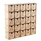 Заготовка для декорирования Фабрика Декора (ДВП 3мм) Адвент календарь католический на 25 дней №97 FDPO-097