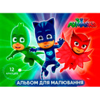 Альбом для рисования А4 12л. 100г/м2 Перо PJ Masks 120453