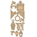 Заготовка для декорирования Фабрика Декора (ДВП 3мм) набор №144 FDSBK-144