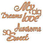 Заготовка для декорирования Фабрика Декора (ДВП 3мм) набор №41 FDSBK-41